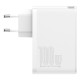 Baseus GaN2 Pro Quick Travel Charger 2x USB + 2x USB-C, 100W, EU (white)