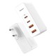 Baseus GaN2 Pro Quick Travel Charger 2x USB + 2x USB-C, 100W, EU (white)