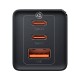 Baseus GaN5 Pro wall charger 2xUSB-C + USB 65W Black