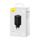 Baseus GaN5 Pro wall charger 2xUSB-C + USB 65W Black