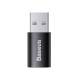 Baseus Ingenuity USB-A – USB-C OTG adapteris - Juodas