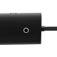 Baseus Lite Series 4in1 Hub USB-C to 4x USB 3.0 + USB-C, 2m (black)