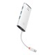 Baseus Lite Series 5in1 Hub USB-C to 3x USB 3.0 + USB-C + HDMI (white)