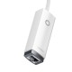 Baseus Lite Series USB – RJ45 hálózati adapter, 100Mbps (fehér)