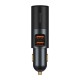 Baseus Share Together Fast car charger with cigarette lighter 2x USB 120W - Gray