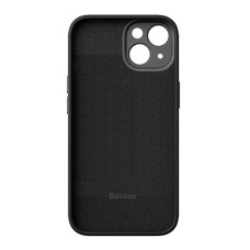 Baseus Liquid Silica Case and Tempered Glass set for iPhone 14 Plus (black)