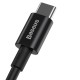 Baseus Superior Series USB-C - USB-C Cable 100W 1m Black