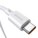 Baseus Superior serijos USB-C – USB-C kabelis 100W 2m baltas