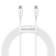 Baseus Superior serijos USB-C – USB-C kabelis 100W 2m baltas