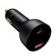 Baseus Superme USB Car Charger USB-C 100W + USB-C Cable - Black