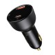 Baseus Superme USB Car Charger USB-C 100W + USB-C Cable - Black