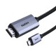 Baseus USB-C HDMI kabelis, 4K, 1m (fekete)