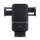 Baseus Wisdom Wireless Charging Air vent Electric Car Phone Holder with Inductive Charger - Black