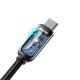 Baseus Display USB - USB-C cable 66W 2m - Black