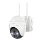 Wireless 3MP WiFi Outdoor Camera ieGeek ZS-GX1S white 5200mAh