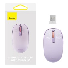 Wireless mouse Baseus F01B Tri-mode 2.4G BT 5.0 1600 DPI (purple)