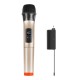 Wireless UHF dynamic microphone PULUZ PU628J 3.5mm (gold)