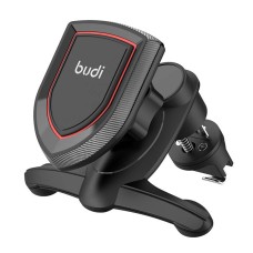 Budi 520 magnetic air vent car holder, rotating (black)