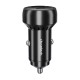 Choetech 60W 2xUSB-C+USB-A car charger (black)