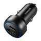 Choetech 60W 2xUSB-C+USB-A car charger (black)