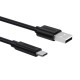 Choetech AC0002 1m USB į USB-C laidas (juodas)