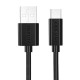 Choetech AC0002 1m USB į USB-C laidas (juodas)