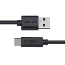 Choetech AC0002 1m USB į USB-C laidas (juodas)