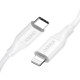 Choetech IP0040 USB-C kabelis su Lightning PD18/30W 1.2 m (baltas)