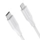 Choetech IP0040 USB-C kabelis su Lightning PD18/30W 1.2 m (baltas)