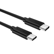 Choetech nikelio USB-C USB -C laidas 1 m (juodas)