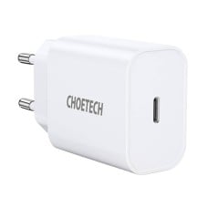 Choetech Q5004 EU USB-C tinklo įkroviklis, 20 W (baltas)