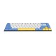 Wireless mechanical keyboard Dareu EK868 Bluetooth - white - blue - yellow