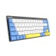 Wireless mechanical keyboard Dareu EK868 Bluetooth - white - blue - yellow