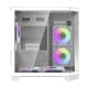 Darflash FT350 computer case + 5 aRGB fans (white)