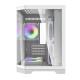 Darflash FT350 computer case + 5 aRGB fans (white)