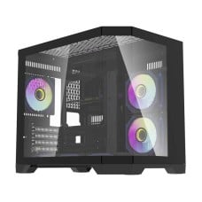 Darflash FT418 computer case + 6 aRGB fans (black)