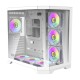 Darflash FT418 PRO computer case + 7 aRGB fans (white)