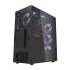 Darkflash DK351 computer case + 4 fans (black)