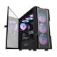 Darkflash DK431 Mesh computer case + 4 ARGB fans - black