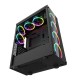 Darkflash Phantom Computer Case + 6 fans (black)