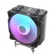 CPU active cooling Darkflash S11 Pro ARGB radiator + fan - 120x130 black