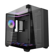 Darkflash TH285 computer case 4 fans (black)