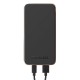 Išorinis akumuliatorius Duracell Charge 10, PD 18W, 10000mAh - juodas