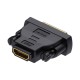 Vention DVI (24+1) plug - HDMI socket adapter ECDB0 - Black