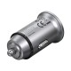 Dual Port Car Charger Vention FFBH0 USB A+C(18/20) Gray