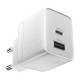 Essager ECT33W-LJB02-Z 33W C+A Charger (white)