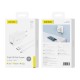 Foneng EU54 USB-A, 3A mains charger (White) + USB-A to Lightning cable