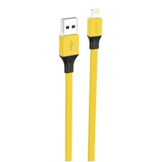 Foneng X96 USB-A ir Lightning kabelis 2.4A, 1m (geltonas)