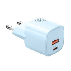 GaN 33W network charger Mcdodo CH-0154 USB-C, USB-A (blue)