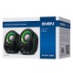 Speakers SVEN 290, 5W USB  (black-green)